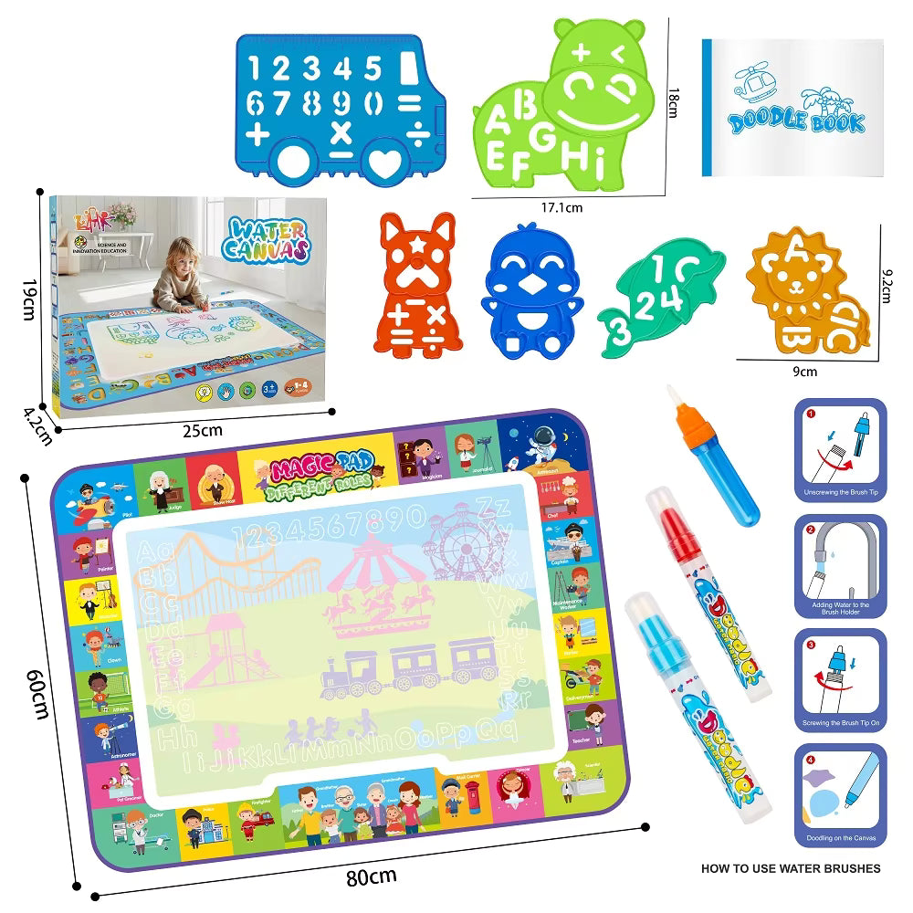 Portable & Reusable™️Magic Water Painting Pad With Accessories